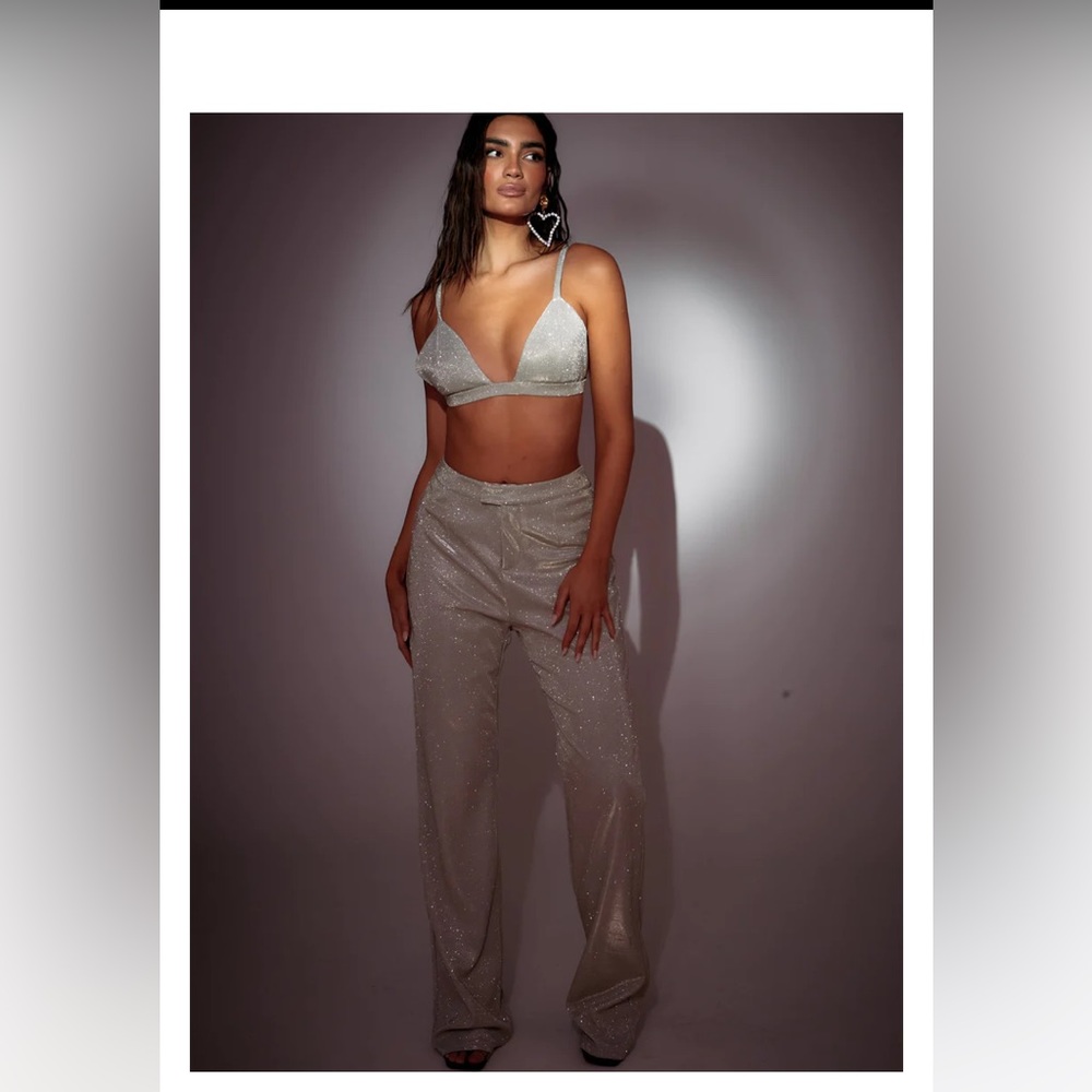SLA Petite Glitter Trouser NEW WITH TAGS